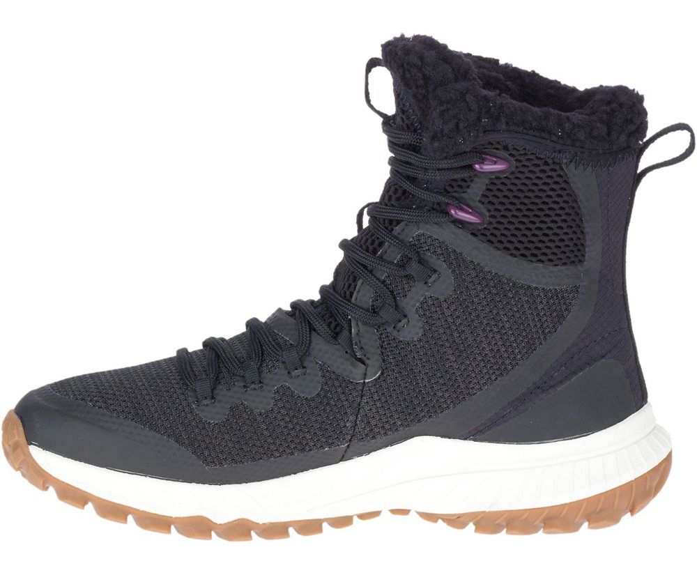 Merrell Boots Black - Bravada Knit Polar Waterproof - Womens 26OUWFRDS